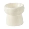 GENERIC Cat Food Bowl Ceramic Cat Bowls For Food And Water Neck Protection Pet Feeding Dish Portable Cat Food Dish Elevated Cat Bowl For Small Dogs, White, 130ML
