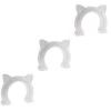 POPETPOP 3pcs Pet Cat Door Pet Interior Door Cat Door For Door Internal Cat Door Abs White Cat Portal Cat Pass Door Cat Pass Portal Indoor Glass Door Plastic Cat Door Cat Interior Door -Greenies Pet Store 21Lxc0SbhcL