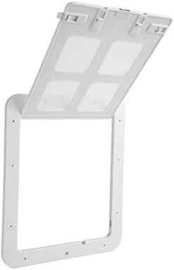 Cat Net Door Indoor Pet Door SmudgeFree BarrierFree Prevention Quiet Breathable Pet Home (S) -Greenies Pet Store 21x7m6vGOtL. AC 1