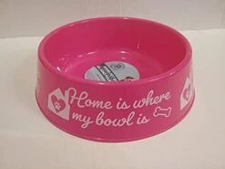 JF- Pet Round Bowls 9in Dogs, Cats (Pink) -Greenies Pet Store 318BRWY5APS. AC
