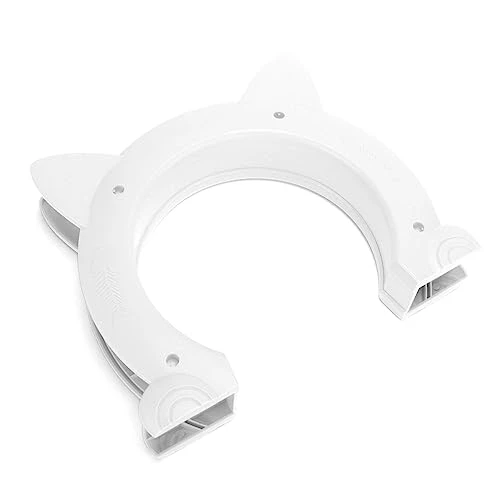 Cat Door Interior Door, Cat Pass Through Door Pet Door Hidden Litter Box Pet Door, Secure Pet Proof Gate Latch, Easy DIY Setup, Secured Installation For Cats, Kitties And Small Dogs (White) 7 Cat Door Interior Door, Cat Pass Through Door Pet Door Hidden Litter Box Pet Door, Secure Pet Proof Gate Latch, Easy DIY Setup, Secured Installation For Cats, Kitties And Small Dogs (White) - Image 5