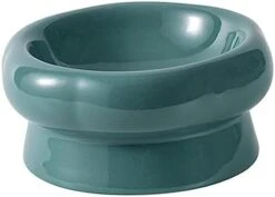 GENERIC Cat Food Bowl Ceramic Cat Bowls For Food And Water Neck Protection Pet Feeding Dish Portable Cat Food Dish Elevated Cat Bowl For Small Dogs, White, 130ML -Greenies Pet Store 31KJk6BpumL. AC