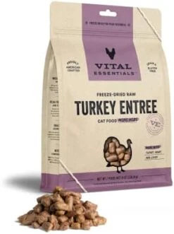 Vital Essentials Freeze Dried Cat Food, Beef & Chicken Mini Nibs 8 Oz -Greenies Pet Store 31KMpM7SPZL. AC