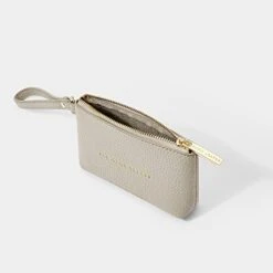 KATIE LOXTON Paw-FECT Zip Top Pebbled Vegan Leather Pet Treat Bag Pouch Grey -Greenies Pet Store 31Mhgoz1PcL