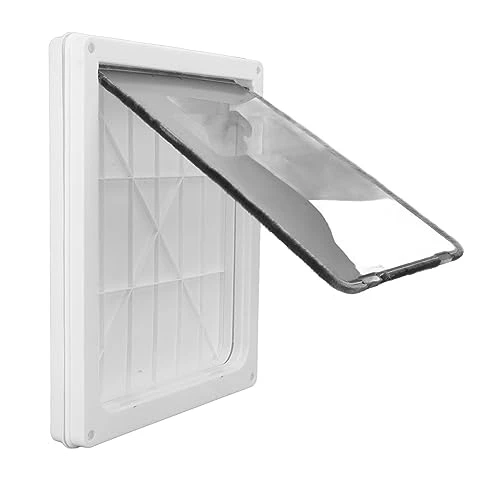 Pet Flap Door, Cat Door Controllable Access Screw Fixing Glossy For Cat Holes For Dog Holes (S) 4 Pet Flap Door, Cat Door Controllable Access Screw Fixing Glossy For Cat Holes For Dog Holes (S) - Image 2