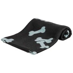 Trixie Beany Fleece Blanket, 100 ﾗ 70 Cm, Black