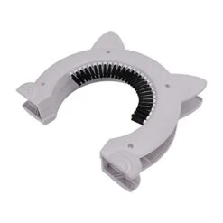 Cyrank Interior Cat Door, Pet Doors For Cats Cat Door Hides Litter Tray With Stainless Steel Grooming Brush For Cats - 22.5x26.5x5.5cm(White) 14 Cyrank Interior Cat Door, Pet Doors For Cats Cat Door Hides Litter Tray With Stainless Steel Grooming Brush For Cats - 22.5x26.5x5.5cm(White) -Greenies Pet Store 31agXurgJRL