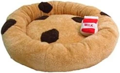 TONBO Soft Plush Small Cute And Cozy Food Dog Cat Bed, Washer And Dryer Friendly (Burger) -Greenies Pet Store 31d8n2n7Z7L. AC