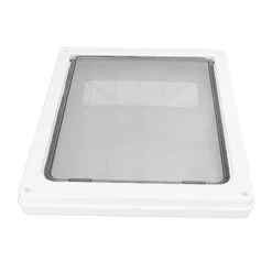 Pet Flap Door, Cat Door Controllable Access Screw Fixing Glossy For Cat Holes For Dog Holes (S)