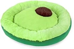 TONBO Soft Plush Small Cute And Cozy Food Dog Cat Bed, Washer And Dryer Friendly (Burger) -Greenies Pet Store 31xscygtBsS. AC