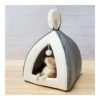YangYan Hot Sell Pet Cat Bed Indoor Cats House Warm Small For Kitten Mats Dog Nest Collapsible Cave Cute Sleeping Winter Pet Products (Color : Gray, Size : S 28x28x29) -Greenies Pet Store 410hNKj4tcL