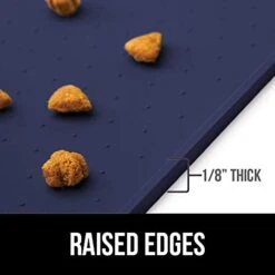 Gorilla Grip Pet Feeding Mat And Indoor Doormat, Pet Feeding Mat Is Size 32x24 In Navy Color, Indoor Chenille Doormat Is 24x17 In Navy Cappuccino Color, 2 Items Bundle 9 Gorilla Grip Pet Feeding Mat And Indoor Doormat, Pet Feeding Mat Is Size 32x24 In Navy Color, Indoor Chenille Doormat Is 24x17 In Navy Cappuccino Color, 2 Items Bundle -Greenies Pet Store 411C9F40N5L