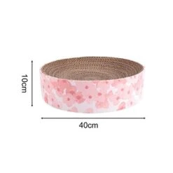 YangYan Cat Toy Large Bowl-Shaped Cat Bed Cat Sofa Customized Corrugated Paper Cat Scratch Board Pet Supplies (Color : A, Size : M) -Greenies Pet Store 411Mv0qapwL