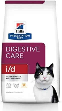 Hill's Prescription Diet I/d Digestive Care Chicken Flavor Dry Cat Food, Veterinary Diet, 8.5 Lb. Bag 15 Hill's Prescription Diet I/d Digestive Care Chicken Flavor Dry Cat Food, Veterinary Diet, 8.5 Lb. Bag -Greenies Pet Store 412PLjklcyL. AC 1