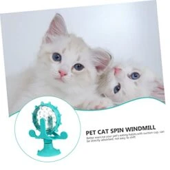 VILLCASE Funny Cat Toy Toys For Dogs Small Cat Toys Kitten Toys Interactive Cat Ferris Wheel Cat Food Dispenser Pet Windmill Toy Pet Feeding Toy Pet Food Dispenser Cat Feeding Toy -Greenies Pet Store 412ZOJm11OL