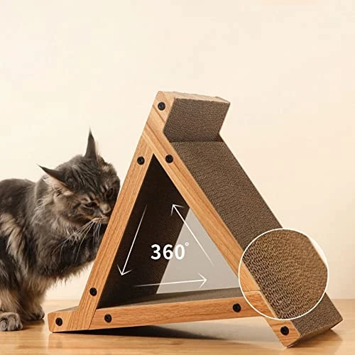JYDQM Cats Scratcher Lounge Wooden Frame Cat Scratching Board Furniture Protection Detachable Indoor Scratchers (Color : A, Size : One Size) 8 JYDQM Cats Scratcher Lounge Wooden Frame Cat Scratching Board Furniture Protection Detachable Indoor Scratchers (Color : A, Size : One Size) - Image 6