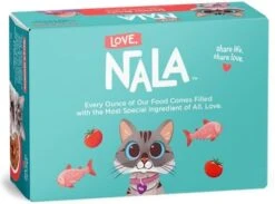 LOVE, NALA - Natural Adult Cat Wet Food - FLAKED Chicken With Pumpkin In Broth - Grain Free, Non-GMO, Prebiotic Fiber, Vitamins, Minerals - 12 Pack 2.4 Lbs. -Greenies Pet Store 413K6Rerb0L. AC