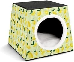 Indoor Cat House Cat Bed Cat Sofa Printed Cat Cube With Small Pillow For Kitty Small Dogs Food Chicken Glove 21 Indoor Cat House Cat Bed Cat Sofa Printed Cat Cube With Small Pillow For Kitty Small Dogs Food Chicken Glove -Greenies Pet Store 413M9rT3f9L. AC