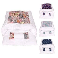 JENPECH 2021 New Lovely Cat Bed - Owl Star Print Cat Warm Sleeping Bed Bag - Washable Closed Kitten Net With Pillow -Greenies Pet Store 413tjcyLajL