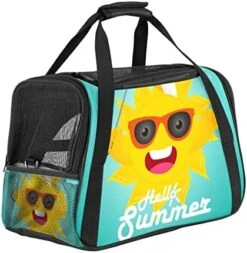 Pet Carrier Hello Summer Cute Food Ice Cream Pineapple Soft-Sided Pet Travel Carriers For Cats,Dogs Puppy Comfort Portable Foldable Pet Bag Airline Approved 26 Pet Carrier Hello Summer Cute Food Ice Cream Pineapple Soft-Sided Pet Travel Carriers For Cats,Dogs Puppy Comfort Portable Foldable Pet Bag Airline Approved -Greenies Pet Store 414D 9pDOpL. AC