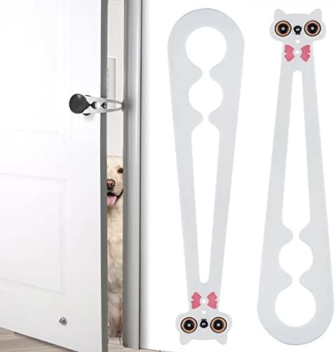 Cat Door Stopper - Ellasdan Cat Door Holder Dog Door Keeps Dogs & Kids Out Of Litter & Food, Cat Door Interior Door, Flexible Cat Door Latch (2 Packs) 10 Cat Door Stopper - Ellasdan Cat Door Holder Dog Door Keeps Dogs & Kids Out Of Litter & Food, Cat Door Interior Door, Flexible Cat Door Latch (2 Packs) - Image 8