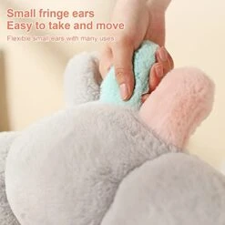 JENPECH Round Flower Shape Plush Cats Bed House Cats Mat Winter Warm Sleeping Cats Nests Soft Dog Basket Pet Cushion Portable Pet Supplies Grey L -Greenies Pet Store 416gl0aytpL