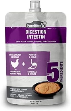 PureBites Plus Squeezables Cat Treat • Topper 71g | Skin & Coat | 5 Ingredients | Case Of 15 -Greenies Pet Store 417IaXRrjlL. AC
