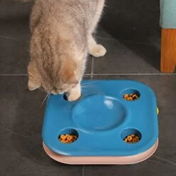 POPETPOP Spill Proof Dog Bowl Spill Proof Dog Bowl Catnip Toy Cat Food Bowl Track Toy With Exercise Kitten Toy Funny Cat Teaser Toy Spill Proof Dog Bowl Catnip Toy Catnip Toy -Greenies Pet Store 417VBZksvzS