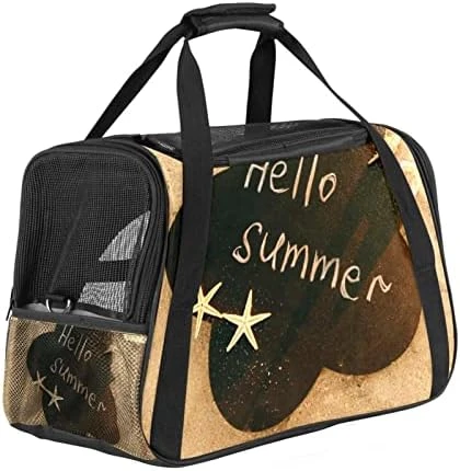 Pet Carrier Hello Summer Cute Food Ice Cream Pineapple Soft-Sided Pet Travel Carriers For Cats,Dogs Puppy Comfort Portable Foldable Pet Bag Airline Approved 14 Pet Carrier Hello Summer Cute Food Ice Cream Pineapple Soft-Sided Pet Travel Carriers For Cats,Dogs Puppy Comfort Portable Foldable Pet Bag Airline Approved - Image 12