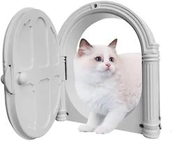 Naiveferry 1Pc Cat Door Interior Door Two Ways, 7.08 X 9.44 Inches No Flap Cat Door Pet Privacy Interior Door For Cats Up To 20 Lbs -Greenies Pet Store 4184Ry1lN6L. AC