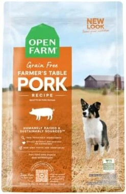 Open Farm Wild-Caught Salmon Grain-Free Dry Dog Food, Fresh Pacific Salmon Recipe With Non-GMO Superfoods And No Artificial Flavors Or Preservatives, 4 Lbs -Greenies Pet Store 418BfsPuETL. AC
