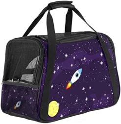 Pet Carrier Space Planets Food Pizza Soft-Sided Pet Travel Carriers For Cats,Dogs Puppy Comfort Portable Foldable Pet Bag Airline Approved 23 Pet Carrier Space Planets Food Pizza Soft-Sided Pet Travel Carriers For Cats,Dogs Puppy Comfort Portable Foldable Pet Bag Airline Approved -Greenies Pet Store 418LJ9Gv87L. AC