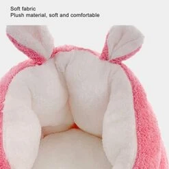 JENPECH Cat House - 2021 New Rabbit Ear Design Kitty Cat Bed - Semi-Closed Comfortable Kitty Shaped Cat Nest For For Cats Small Dogs Rose Red 12 JENPECH Cat House - 2021 New Rabbit Ear Design Kitty Cat Bed - Semi-Closed Comfortable Kitty Shaped Cat Nest For For Cats Small Dogs Rose Red -Greenies Pet Store 419JKhNYcUL