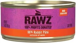 Rawz Natural Premium Pate Canned Cat Wet Food - Made With Real Meat Ingredients No BPA Or Gums - 5.5oz Cans 24 Count (Salmon) -Greenies Pet Store 419dYuVvmoL. AC