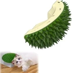 Durian Multifunctional Toys,Durian Cat Scratcher, Durian Shell Cat, Massaging And Removing Floating Hair Cat Dog Toys (2 Pcs) -Greenies Pet Store 419rppZNdFL. AC