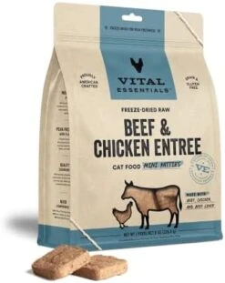 Vital Essentials Freeze Dried Cat Food, Chicken Dinner Patties 8 Oz -Greenies Pet Store 41ABkw QMKL. AC 1