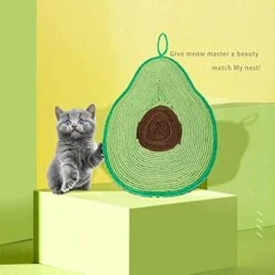 Cat Scratch Pad Cat Scratchers Handmade Scratch Board With Hanging Rope Home Decor Cat Scratcher Mat Cute Food Shaped Cats Scratching Playing (Color : Chicken Leg) -Greenies Pet Store 41Agw3u60sL