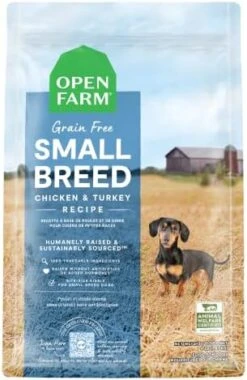 Open Farm Wild-Caught Salmon Grain-Free Dry Dog Food, Fresh Pacific Salmon Recipe With Non-GMO Superfoods And No Artificial Flavors Or Preservatives, 4 Lbs -Greenies Pet Store 41AydcbALbL. AC