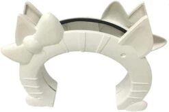 GENERIC Door Door For Cats Interior 2 Way Hole Shape Pass Fits Hollow Core Glass Solid Door For Cats Up Dog Gate Hole 2Pcs White -Greenies Pet Store 41BtLcbK CL. AC