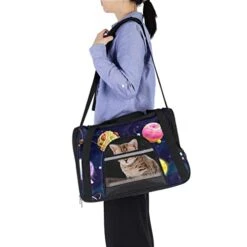 Pet Carrier Funny Food Donuts Hamburger Galaxy Planets Soft-Sided Pet Travel Carriers For Cats,Dogs Puppy Comfort Portable Foldable Pet Bag Airline Approved 12 Pet Carrier Funny Food Donuts Hamburger Galaxy Planets Soft-Sided Pet Travel Carriers For Cats,Dogs Puppy Comfort Portable Foldable Pet Bag Airline Approved -Greenies Pet Store 41CRzi0hcQL