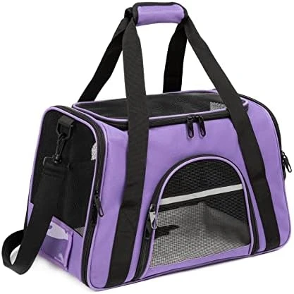 ROSEBB Pet Carrier,Dog Carrier Cat Carrier Airline Approved,Collapsible Soft Sided TSA Approved Pet Carrier For Medium And Small Cats, Puppies Up To 15 Lbs, Cat Travel Carrier(Medium Blue) 15 ROSEBB Pet Carrier,Dog Carrier Cat Carrier Airline Approved,Collapsible Soft Sided TSA Approved Pet Carrier For Medium And Small Cats, Puppies Up To 15 Lbs, Cat Travel Carrier(Medium Blue) - Image 13