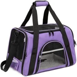 ROSEBB Pet Carrier,Dog Carrier Cat Carrier Airline Approved,Collapsible Soft Sided TSA Approved Pet Carrier For Medium And Small Cats, Puppies Up To 15 Lbs, Cat Travel Carrier(Medium Blue) 27 ROSEBB Pet Carrier,Dog Carrier Cat Carrier Airline Approved,Collapsible Soft Sided TSA Approved Pet Carrier For Medium And Small Cats, Puppies Up To 15 Lbs, Cat Travel Carrier(Medium Blue) -Greenies Pet Store 41Ces4rB5iL. AC