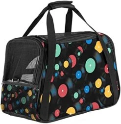 Pet Carrier Blue Seafood Pattern Soft-Sided Pet Travel Carriers For Corgi,Cats,Dogs Puppy Comfort Portable Foldable Pet Bag Airline Approved -Greenies Pet Store 41CpiPsqQML. AC