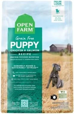 Open Farm Wild-Caught Salmon Grain-Free Dry Dog Food, Fresh Pacific Salmon Recipe With Non-GMO Superfoods And No Artificial Flavors Or Preservatives, 4 Lbs -Greenies Pet Store 41CsNHlYeFL. AC