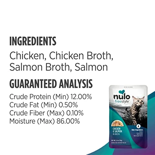 Nulo Freestyle Cat & Kitten Wet Cat Food Pouch, Premium All Natural Grain-Free Soft Cat Food Topper With Amino Acids For Heart Health And High Animal-Based Protein 8 Nulo Freestyle Cat & Kitten Wet Cat Food Pouch, Premium All Natural Grain-Free Soft Cat Food Topper With Amino Acids For Heart Health And High Animal-Based Protein - Image 6