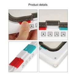 Cyrank Cat Door, 4 Way Locking Durable Cat Flap Door Interior Cat Door For Cat Litter Box Or Automatic Feeder -Greenies Pet Store 41EvHd1k88L