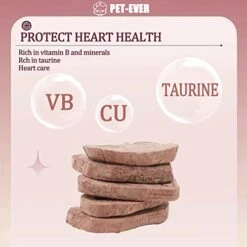 PET-EVER Freeze Dried Cat And Dog Treats Single Ingredient Human Grade Freeze Dried Raw Pork Heart-Rich Taurine Vb Cu,Maintain The Heart,Hair&Skin Care+Cat Food Tasting Pack 10 PET-EVER Freeze Dried Cat And Dog Treats Single Ingredient Human Grade Freeze Dried Raw Pork Heart-Rich Taurine Vb Cu,Maintain The Heart,Hair&Skin Care+Cat Food Tasting Pack -Greenies Pet Store 41FdFDPChKL