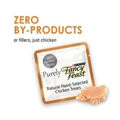 Purina Fancy Feast Natural Cat Treats, Purely Natural Hand-Selected Chicken - (5) 10 Ct. Pouches 9 Purina Fancy Feast Natural Cat Treats, Purely Natural Hand-Selected Chicken - (5) 10 Ct. Pouches -Greenies Pet Store 41G5n1ty5HL