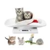 Newborn Kitten & Puppy Weight Scale, Multifunctional Digital Pet Scale, LCD Electronic Small Animal Food Scale, Weighing Max 33lbs, Tray Size 12" X 8", Not For Adult Cats/Dogs (White) -Greenies Pet Store 41GutewA4gL