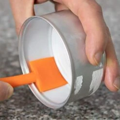 Designer Mini Spatula For Cat And Dog Food Cans & Other Cans, Jars, And Mixing Bowls. Great For Cooking And Baking! — By Crazy Dad’s (1 Green/1 Orange) -Greenies Pet Store 41HeiadBydL